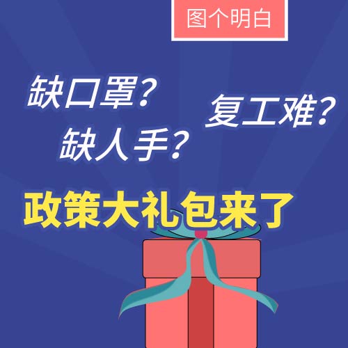 缺口罩、缺人手、复工难？老板们别愁，政策大礼包来了